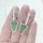 Серебряные серьги Кактусы с камнями - серьги из серебра 