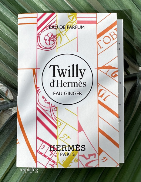 Парфюмерная вода HERMES Twilly d'Hermes Eau Ginger ​Парфюмерная вода HERMES Twilly d'Hermes Eau Ginger, 2 мл.
