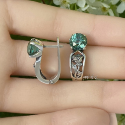 Серебряные серьги Истома