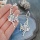 Серебряные серьги Коралловые рыбки - серьги рыбы серебро